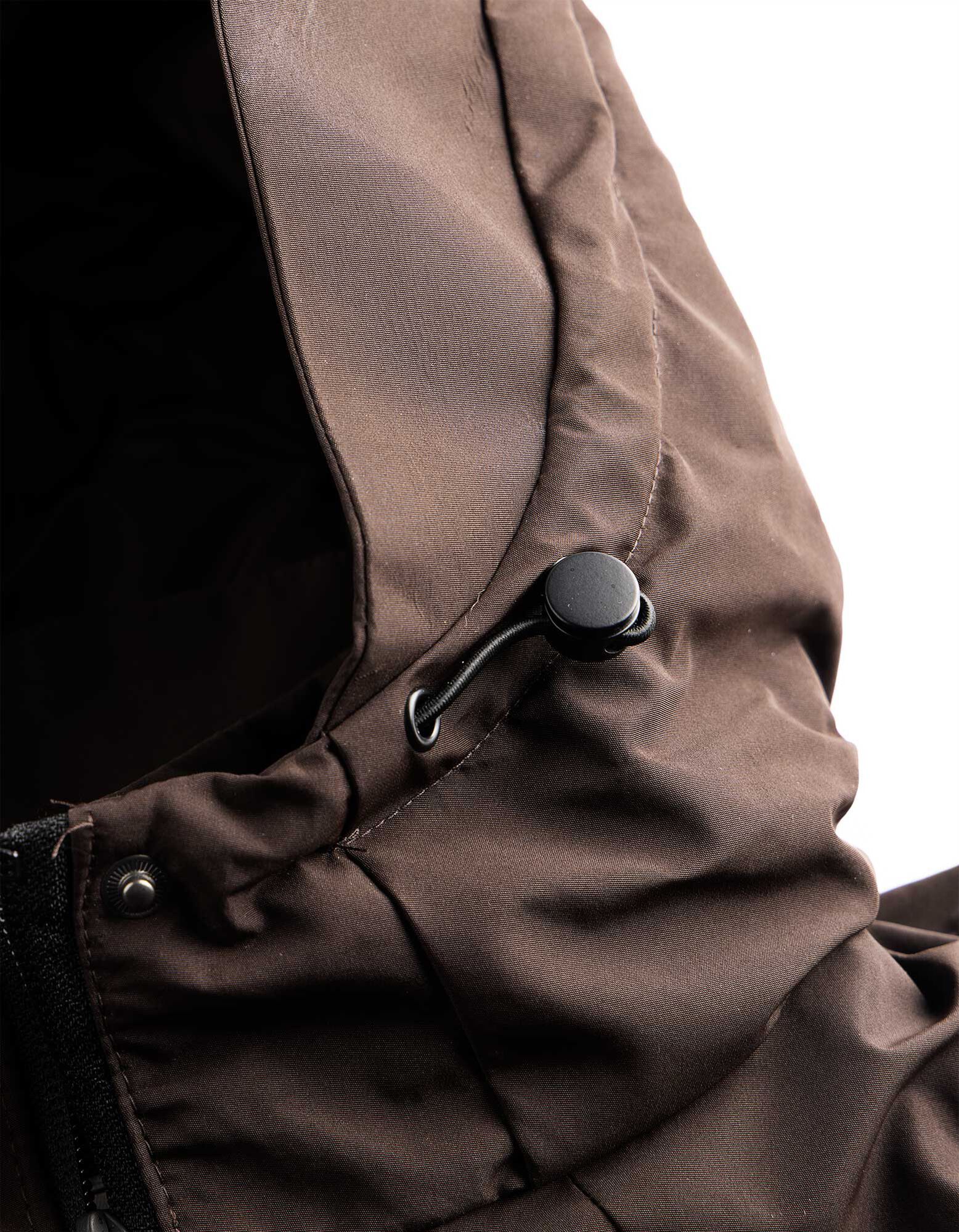 Outdoorjacke - Windabweisend - Braun