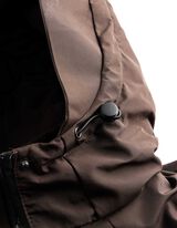 Outdoorjacke - Windabweisend - Braun