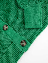 Cardigan - Oversized Fit - verde scuro