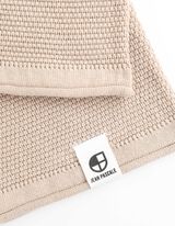 Pulóver - Feltekeredett szélű - bézs