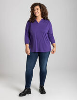 Jegging - Riemlussen - donkerblauw