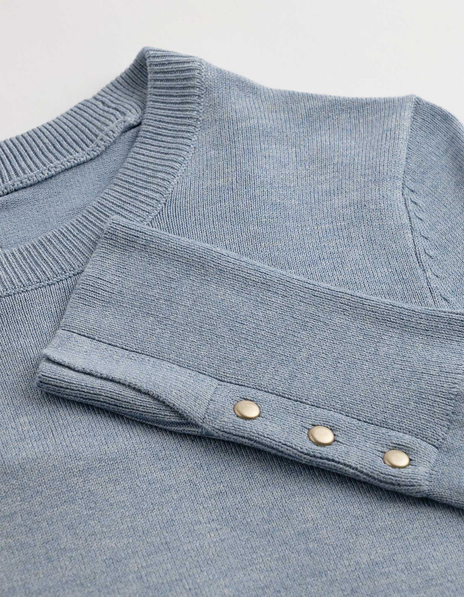 Strickpullover - blau
