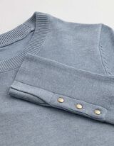 Strickpullover - blau