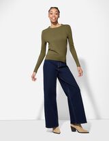 Strickpullover - dunkelgr&uuml;n