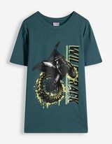 T-Shirt - Frontprint - dunkelgr&uuml;n