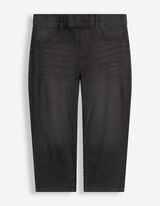 Kapri hlače - Kroj Skinny Fit - črna