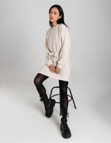 Midi haljina - Podesivi rub - bez