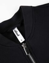 Sweatjacke - Modal-Anteil - schwarz