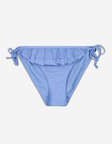 Bikinibroekje - Vetersluitingen opzij - blauw