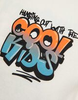 Tričko - Zadný výtlačok - biely