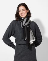 Sál - Kockás - fekete