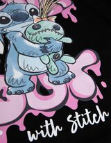 Majica kratkih rukava - Lilo i Stitch - crna