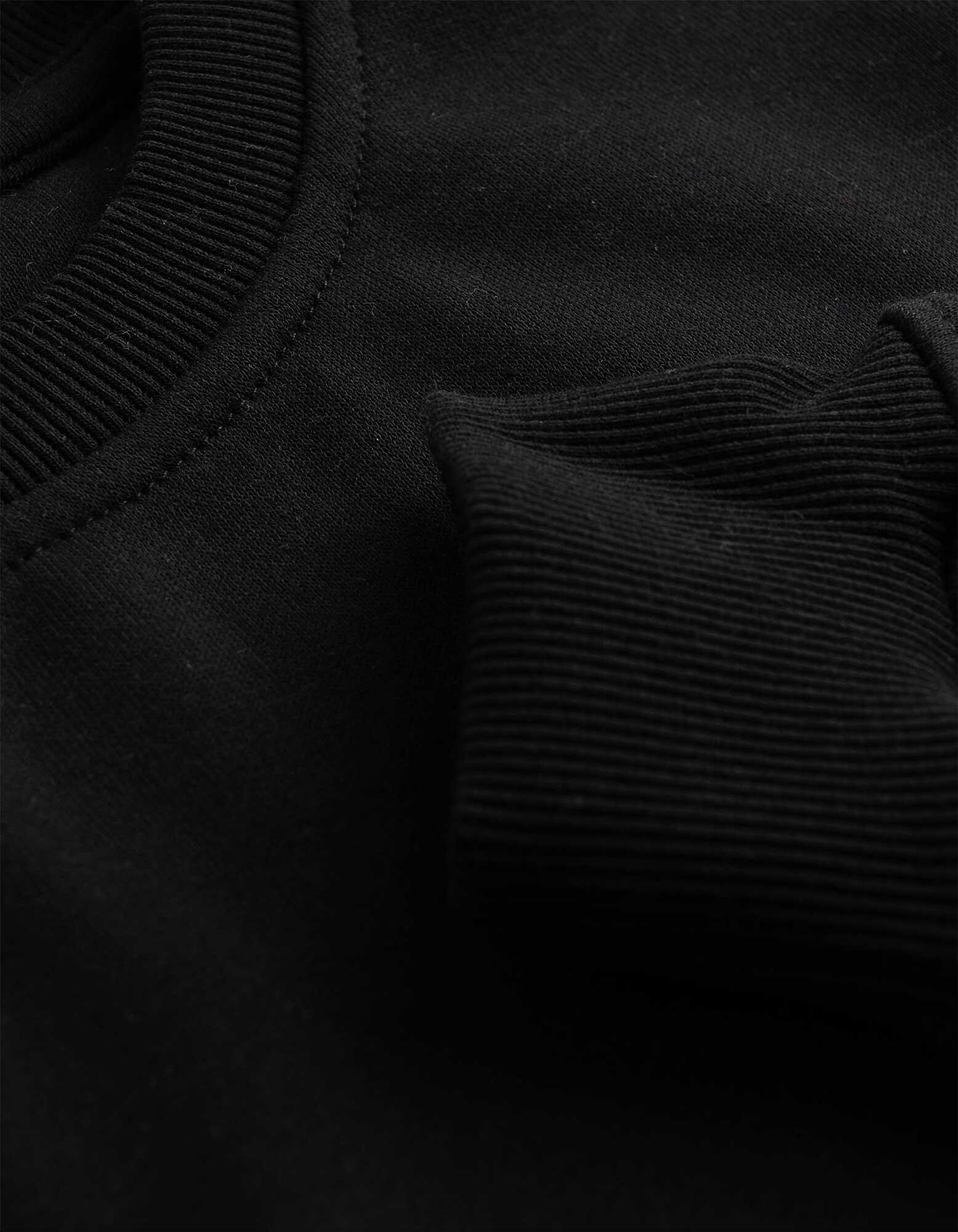 Sweatshirt - Relax Fit - Schwarz