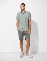 Chino šortky - Směs bavlny - tyrkysova