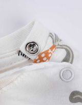 Súprava trička a nohavíc - Celoplošná potlač - biely