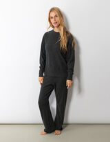 Strickpullover - Kaschmir - dunkelgrau