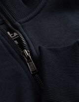 Sweatshirt - Troyer - Dunkelblau