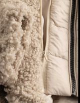 Jacke - Abnehmbare Kapuze - Beige