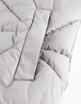 dugi prsluk - Umjetno krzno - siva