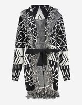 Damen Longcardigan - mit Fransen