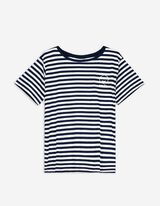 T-shirt - Borduursels - donkerblauw