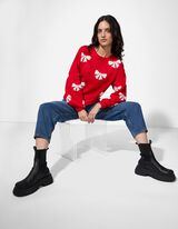 Pulover - Crăciun - Rosu