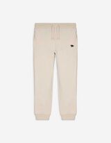 Jogginghose - einfarbig - beige