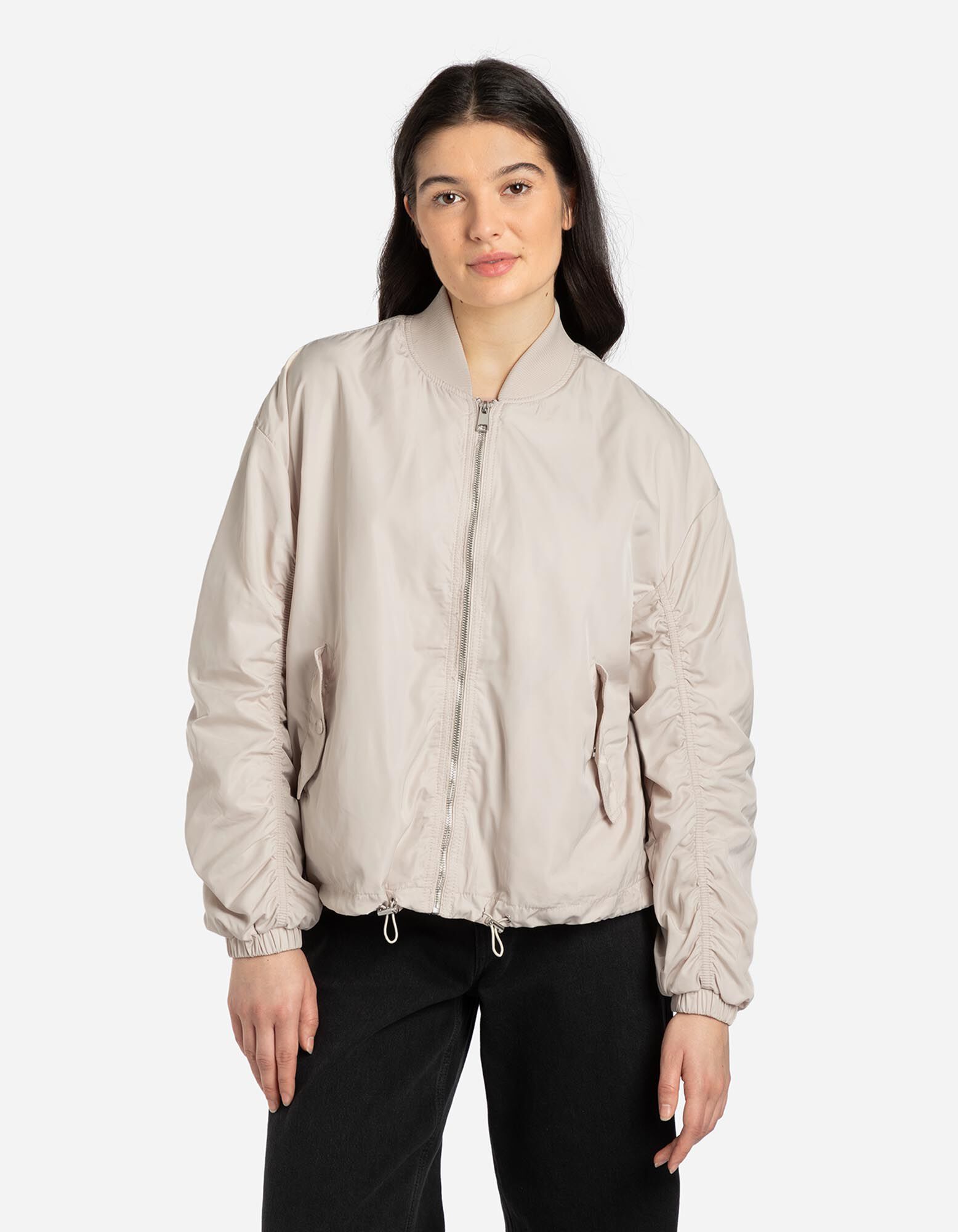 Jas - Tunnelkoord in de zoom - beige - Takko Fashion