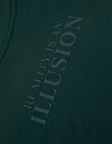 Dukserica - Print sa porukom - zeleno