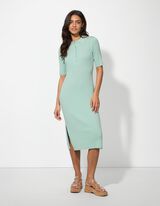 Robe-pull - Robe moulante - Vert