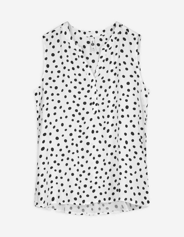 Top sans manches - blanc