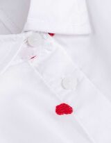 bluzka - haft - bialy