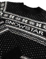 Pullover - gemustert - Schwarz