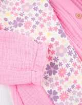 Ruh&aacute;b&oacute;l &eacute;s leggingből &aacute;ll&oacute; szett - Muszlin - pink