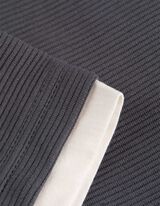 Tričko - Dvouvrstvý vzhled - tmave seda