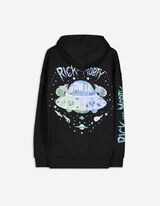 Hoodie - Rick and Morty - zwart
