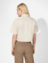 Chemise en jean - Unicolore - blanc