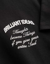 T-shirt - Relax Pasvorm - zwart