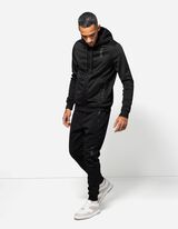 Tepláková bunda - Vatovanie - cierna