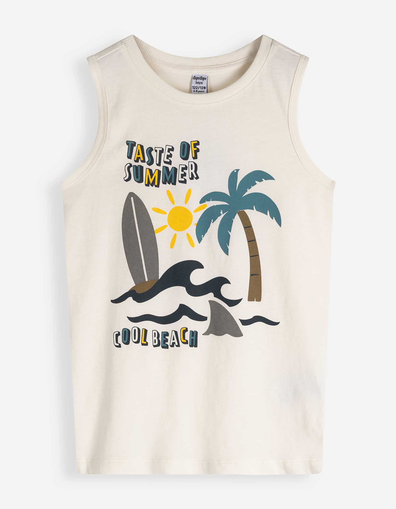 Top - Předn&iacute; tisk - b&iacute;l&aacute;