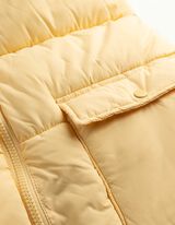 Lange Weste - Regular Fit - gelb