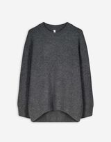 Pullover - Oversized Fit - dunkelgrau