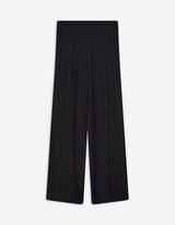 Pantaloni a palazzo - Misto viscosa - nero