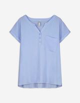 Blouse - Viscose - lichtblauw