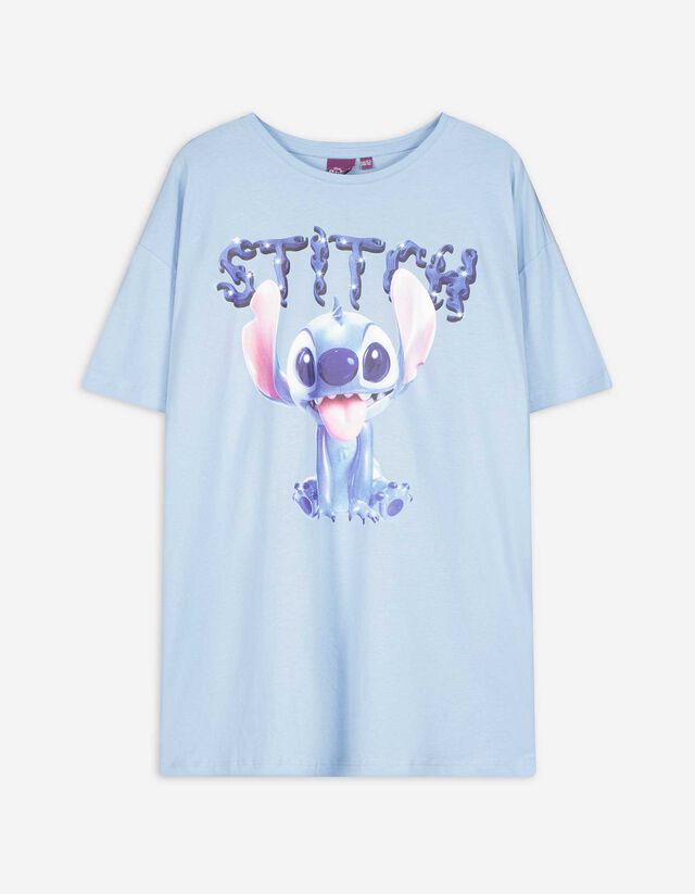 T-shirt - Lilo i Stitch - jasny niebieski