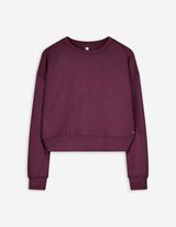 Sweatshirt - Modal-Anteil - dunkellila