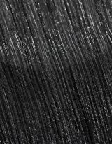 Tričko - Třpytivý materiál - cerná