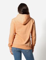 Pulover s kapuco - Kengurujski žep - oranzna