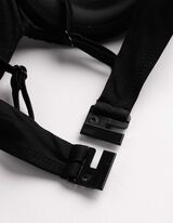 Bikinitop - Verstellbare Tr&auml;ger - schwarz