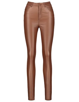 Damen Hose in Lederoptik